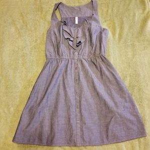 Junior's Large Chambray sleeveless dress